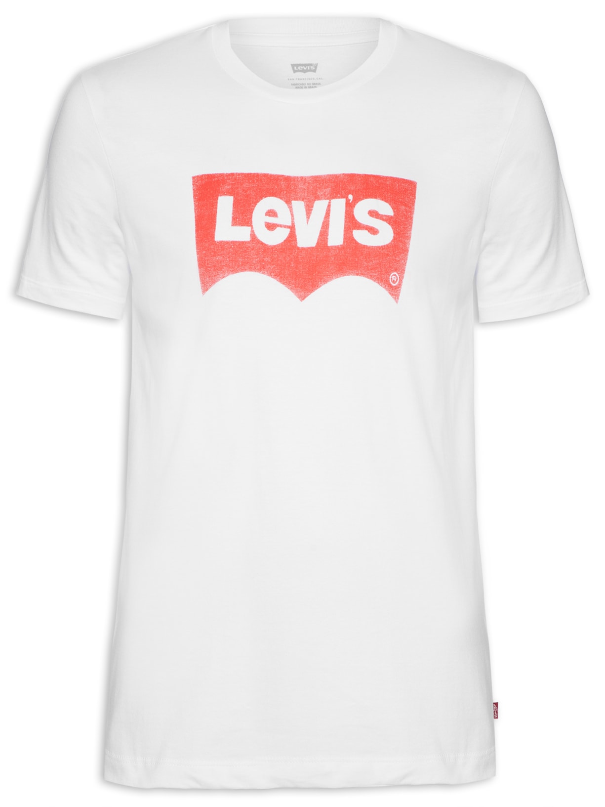 Camiseta Masculina Graphic Crewneck Tee - Branco