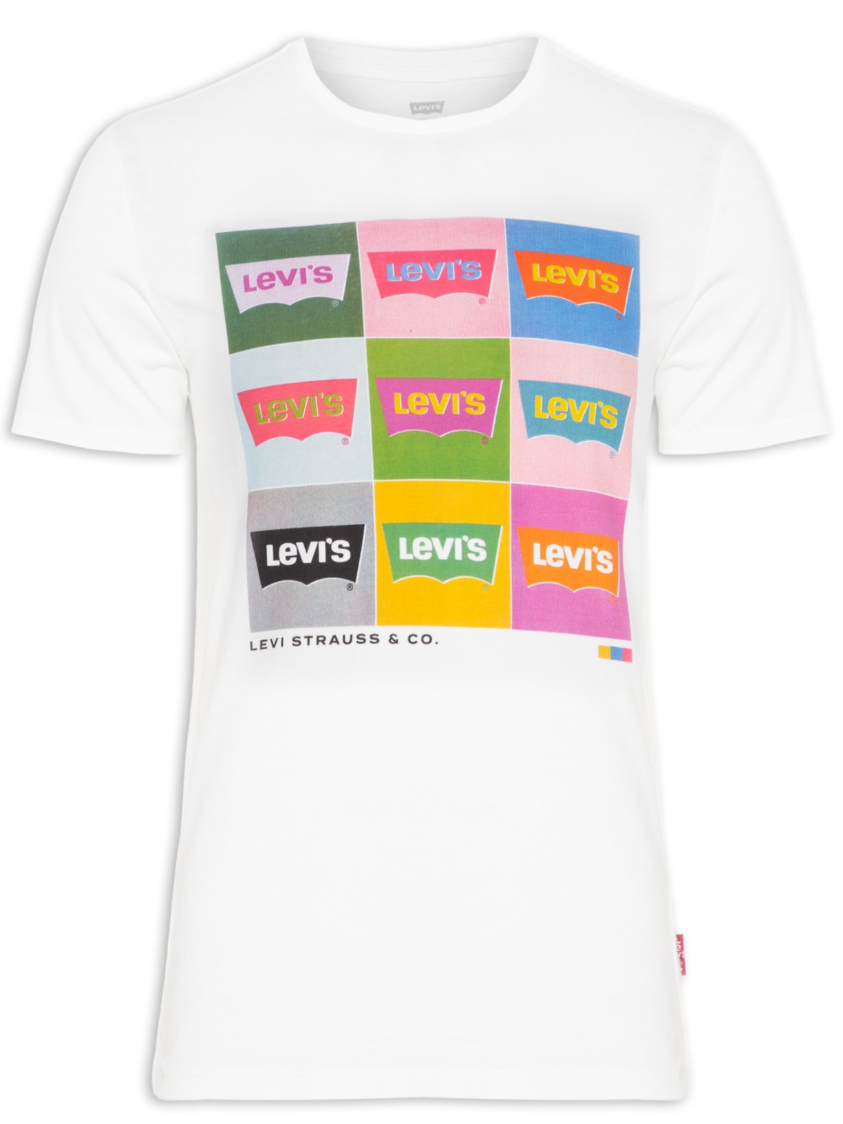 Camiseta Masculina Graphic Crewneck Tee Off White Levi's
