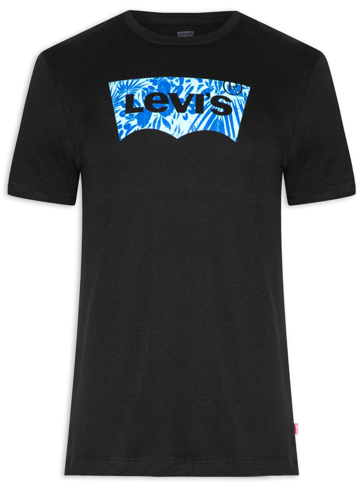 Camiseta Masculina Graphic Crewneck Tee - Preto