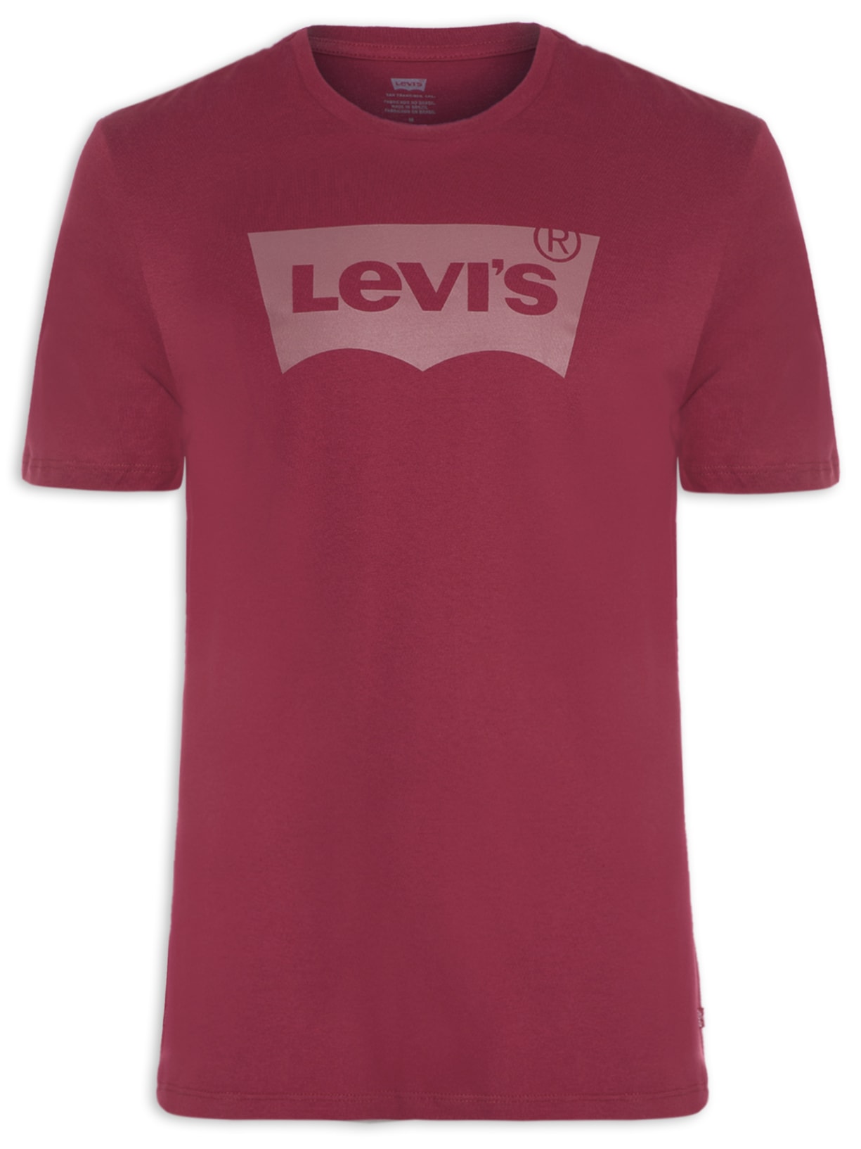 Camiseta Masculina Graphic Crewneck Tee - Vermelho