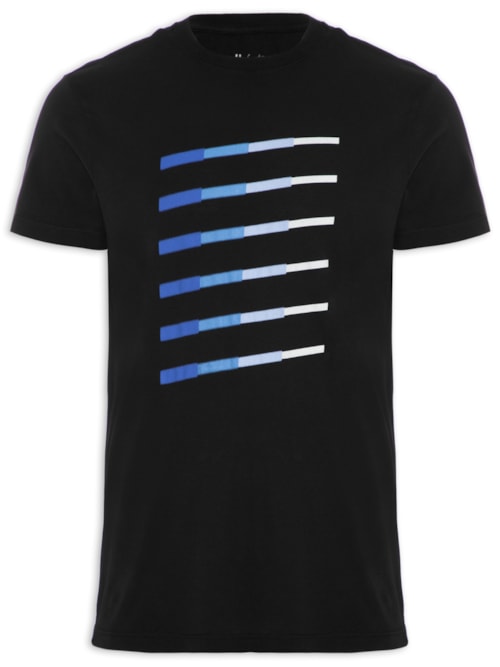 Camiseta Masculina Graphic Glass - Preto