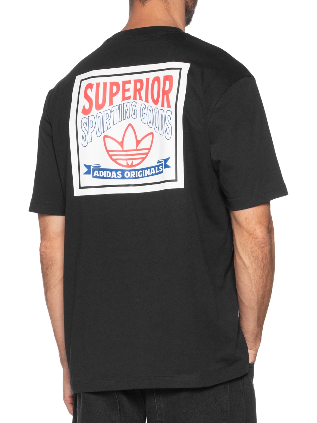 Camiseta Masculina Graphic Lo SS Preto Adidas Originals