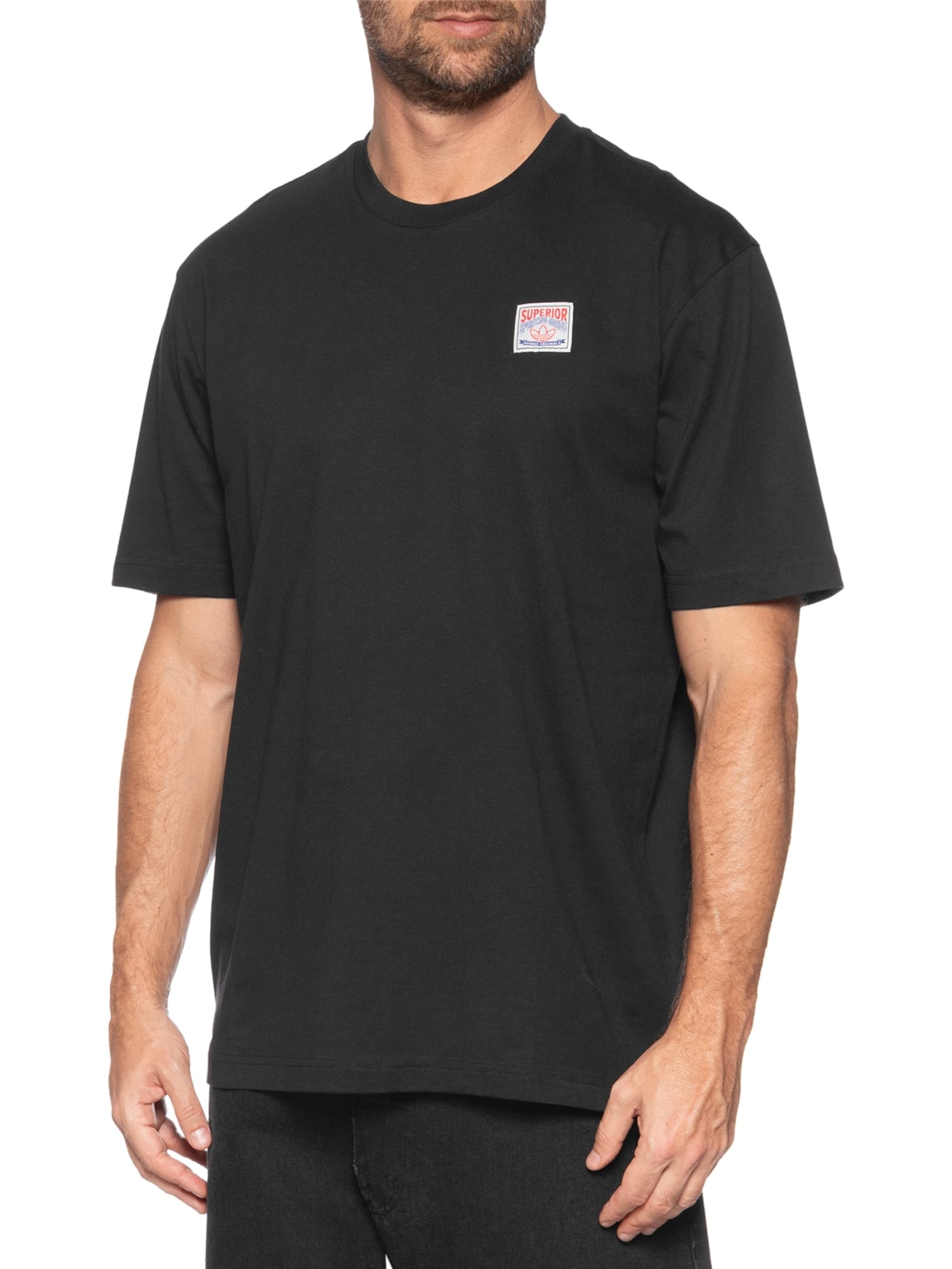 Camiseta Masculina Graphic Lo SS Preto Adidas Originals