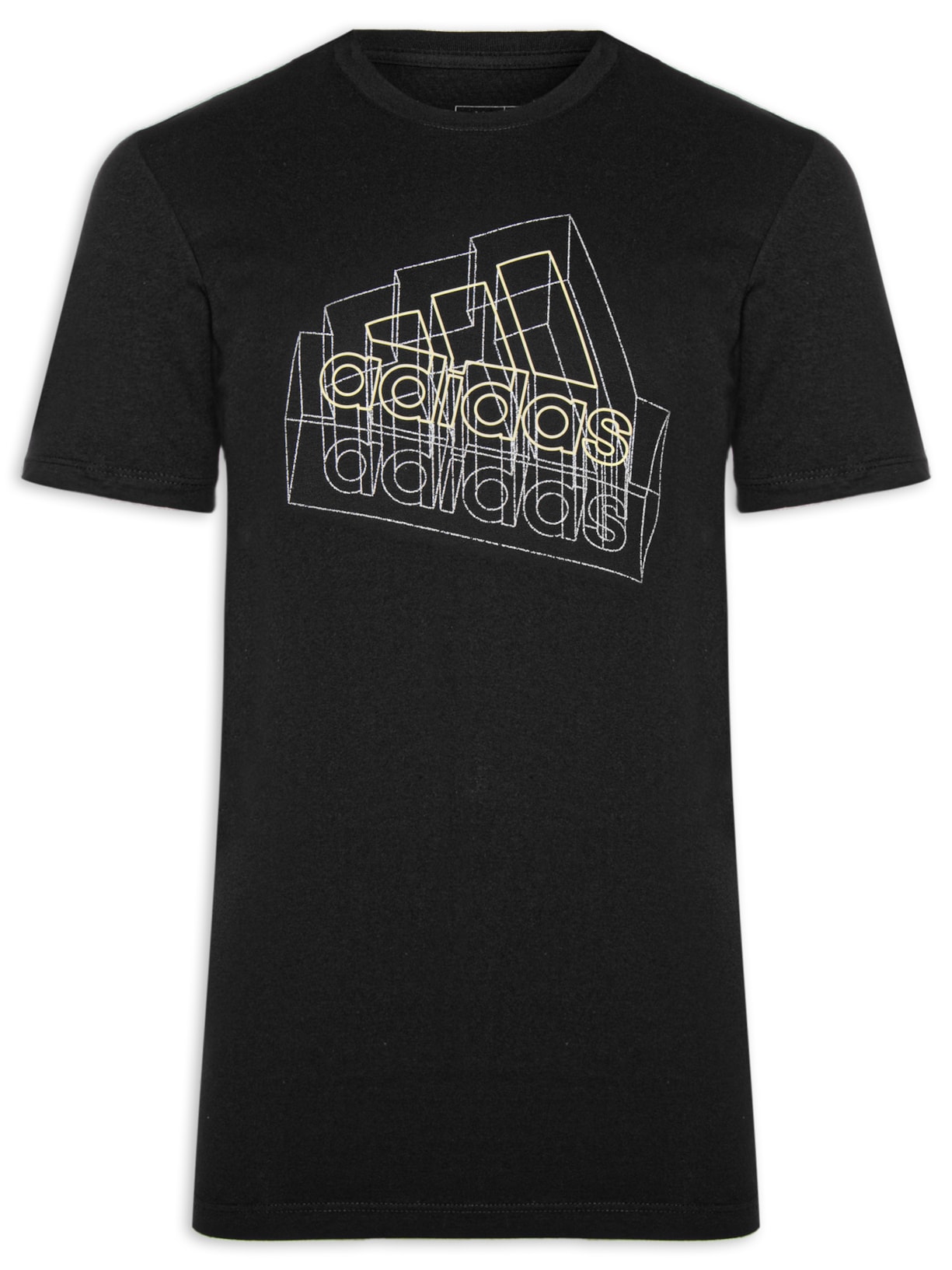 Camiseta Masculina Graphic - Preto