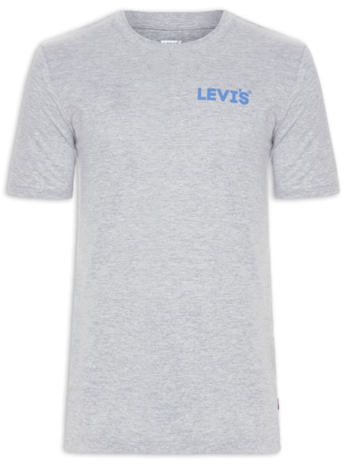 Camiseta Masculina Graphic Set-in - Cinza