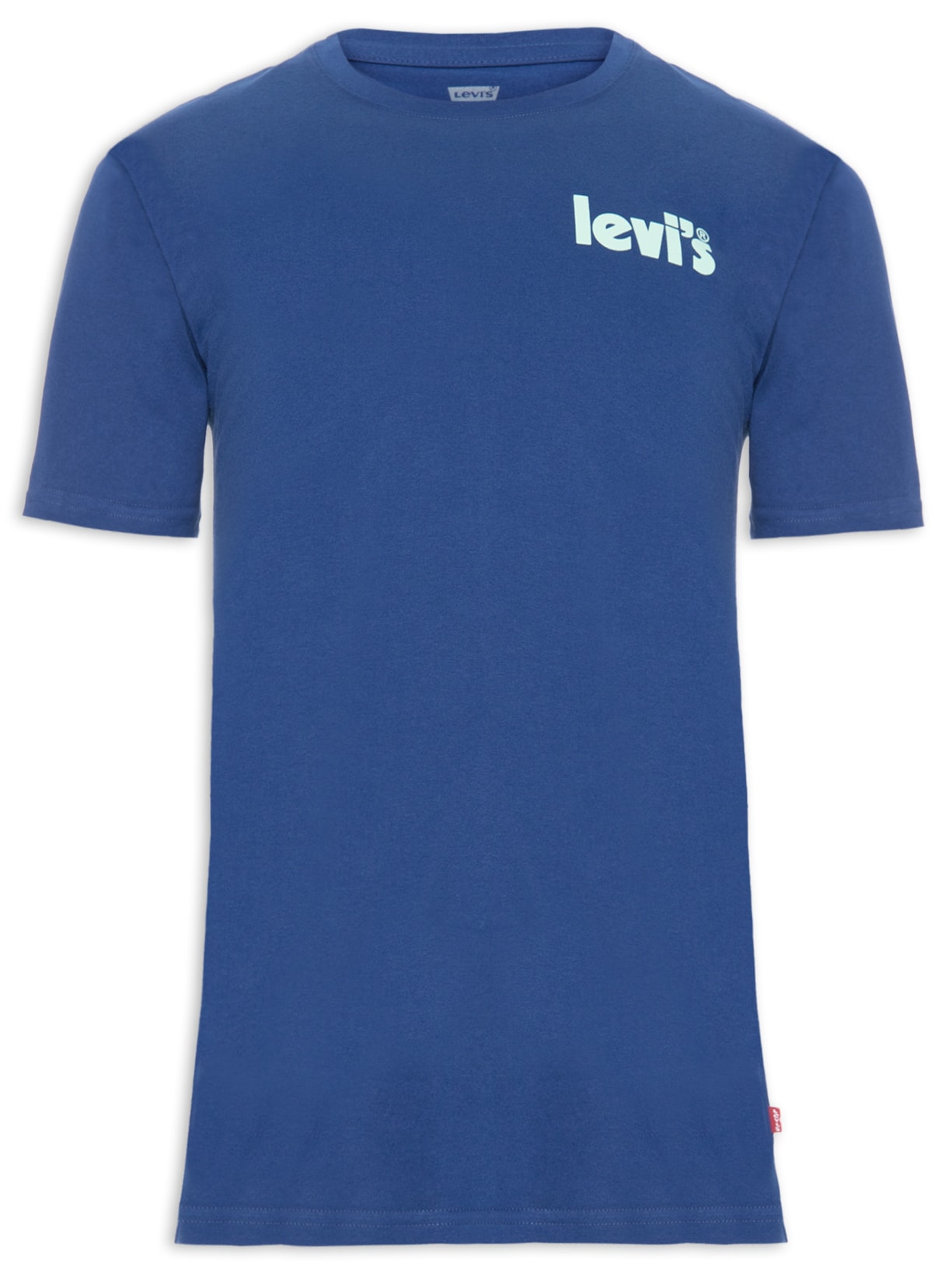 Camiseta Masculina Graphic Set-in Neck - Azul