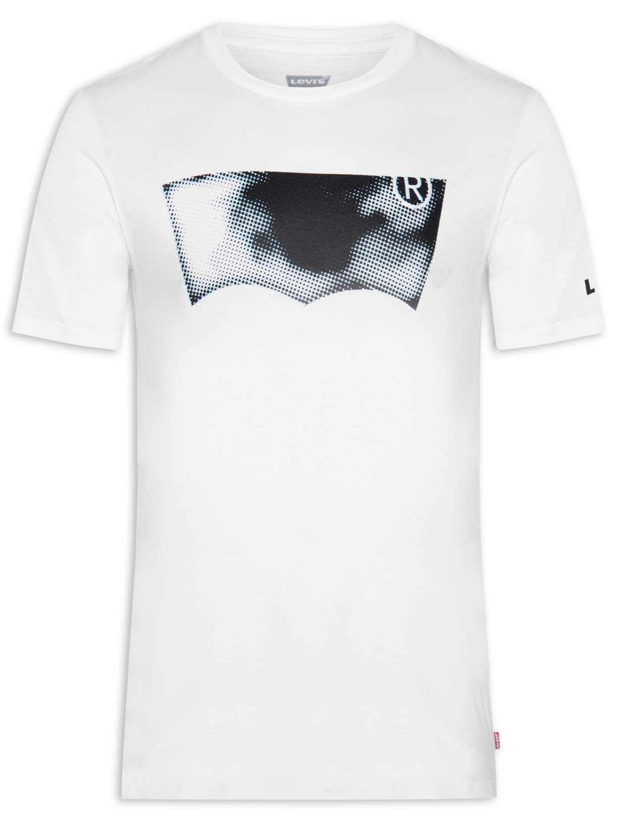 Camiseta Masculina Graphic Set In Neck Branco Levi's