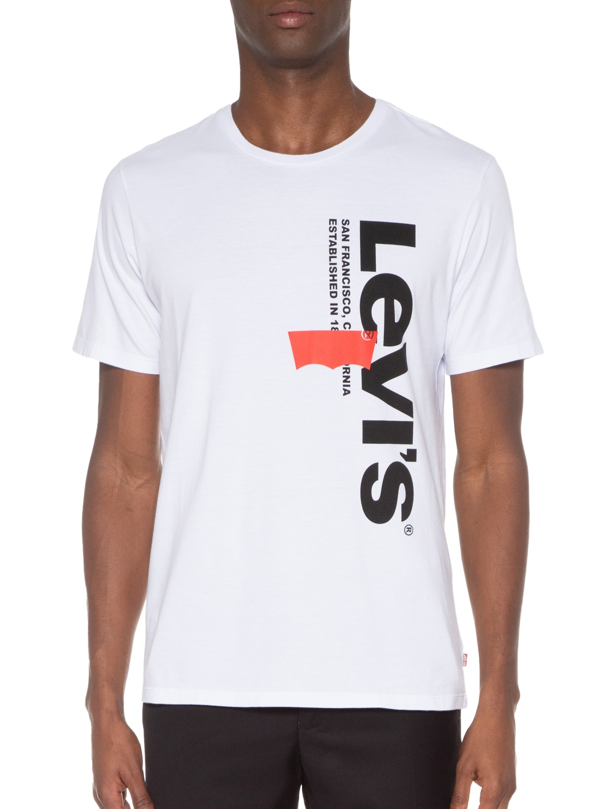 Camiseta Masculina Graphic Set-in Neck Branco Levi's