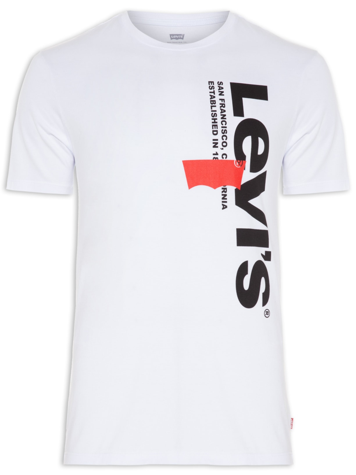 Camiseta Masculina Graphic Set-in Neck Branco Levi's