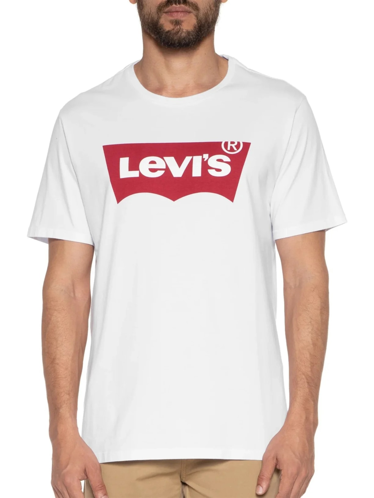 Camiseta Masculina Graphic Set-in Neck Branco Levi's