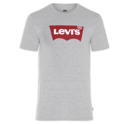 Camiseta Masculina Graphic Set-in Neck - Cinza