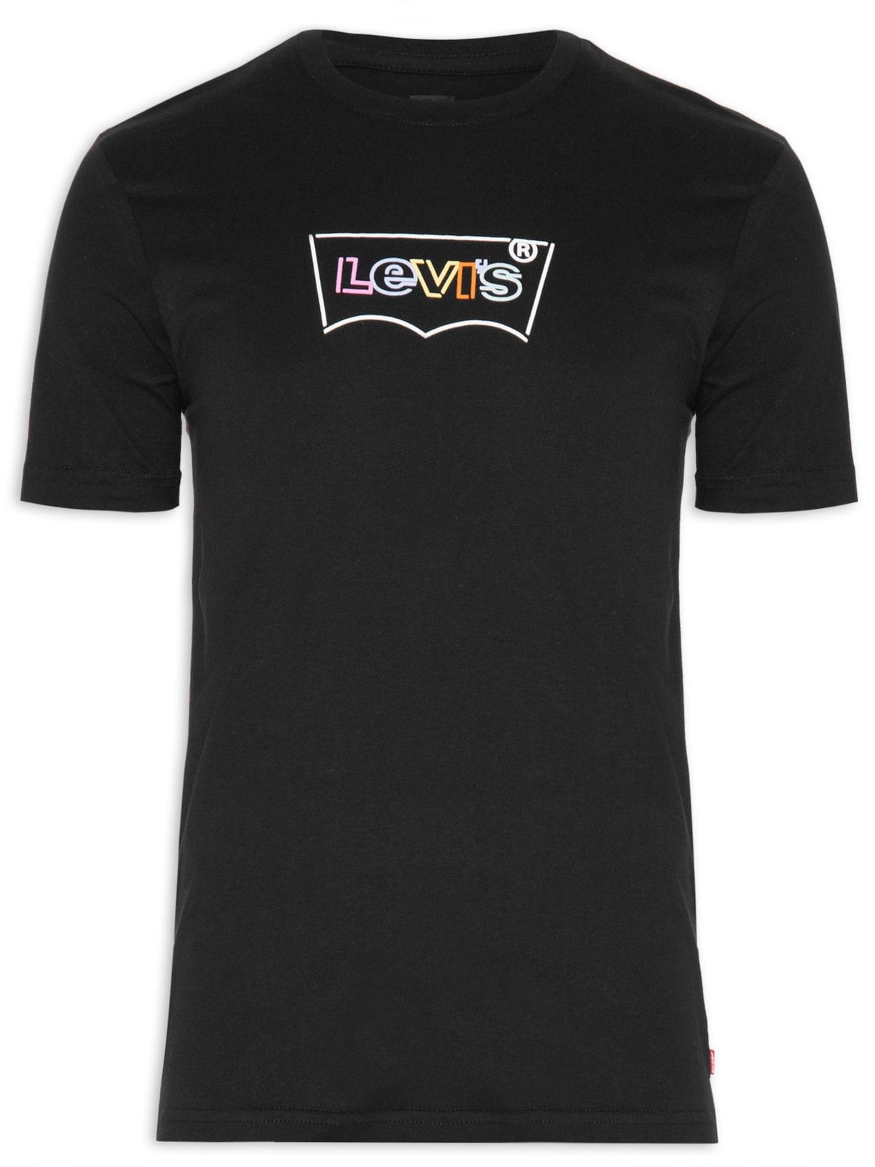 Camiseta Masculina Graphic Set-in Neck - Preto