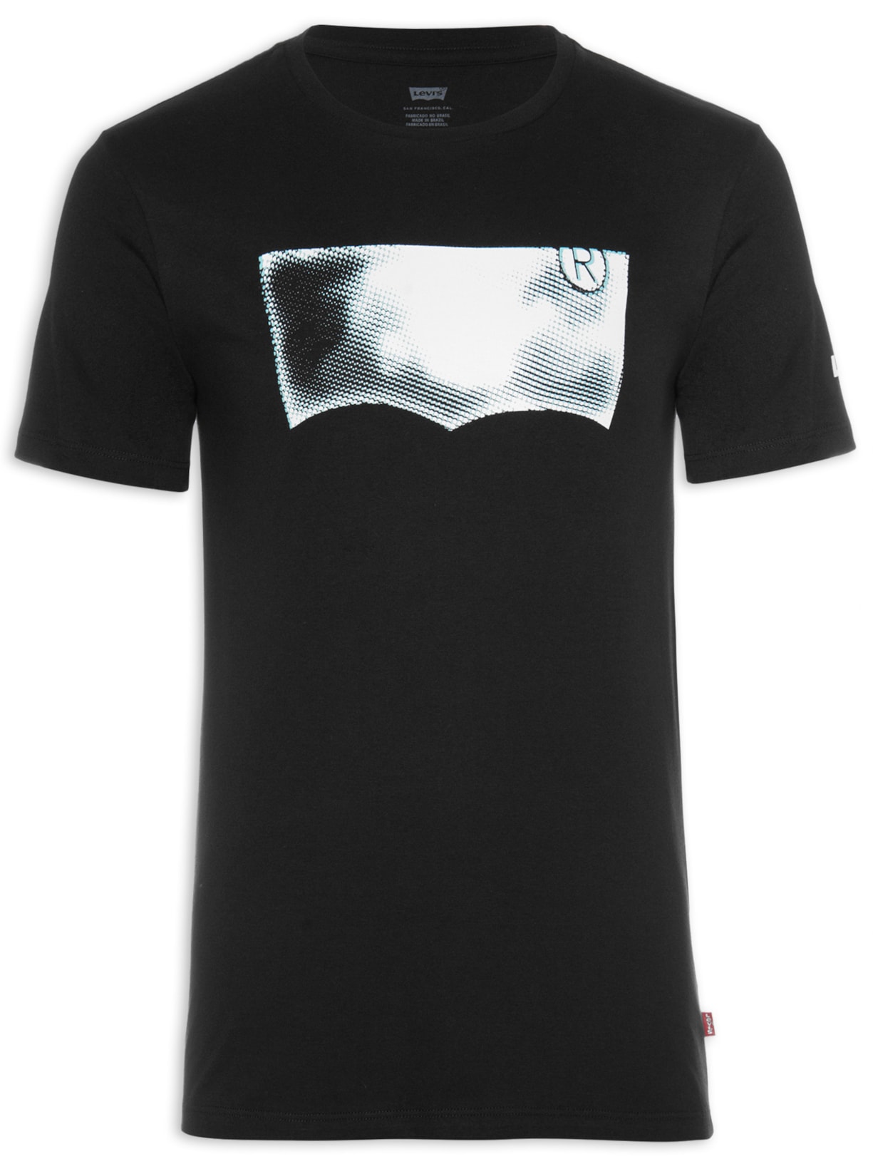 Camiseta Masculina Graphic Set-in Neck - Preto