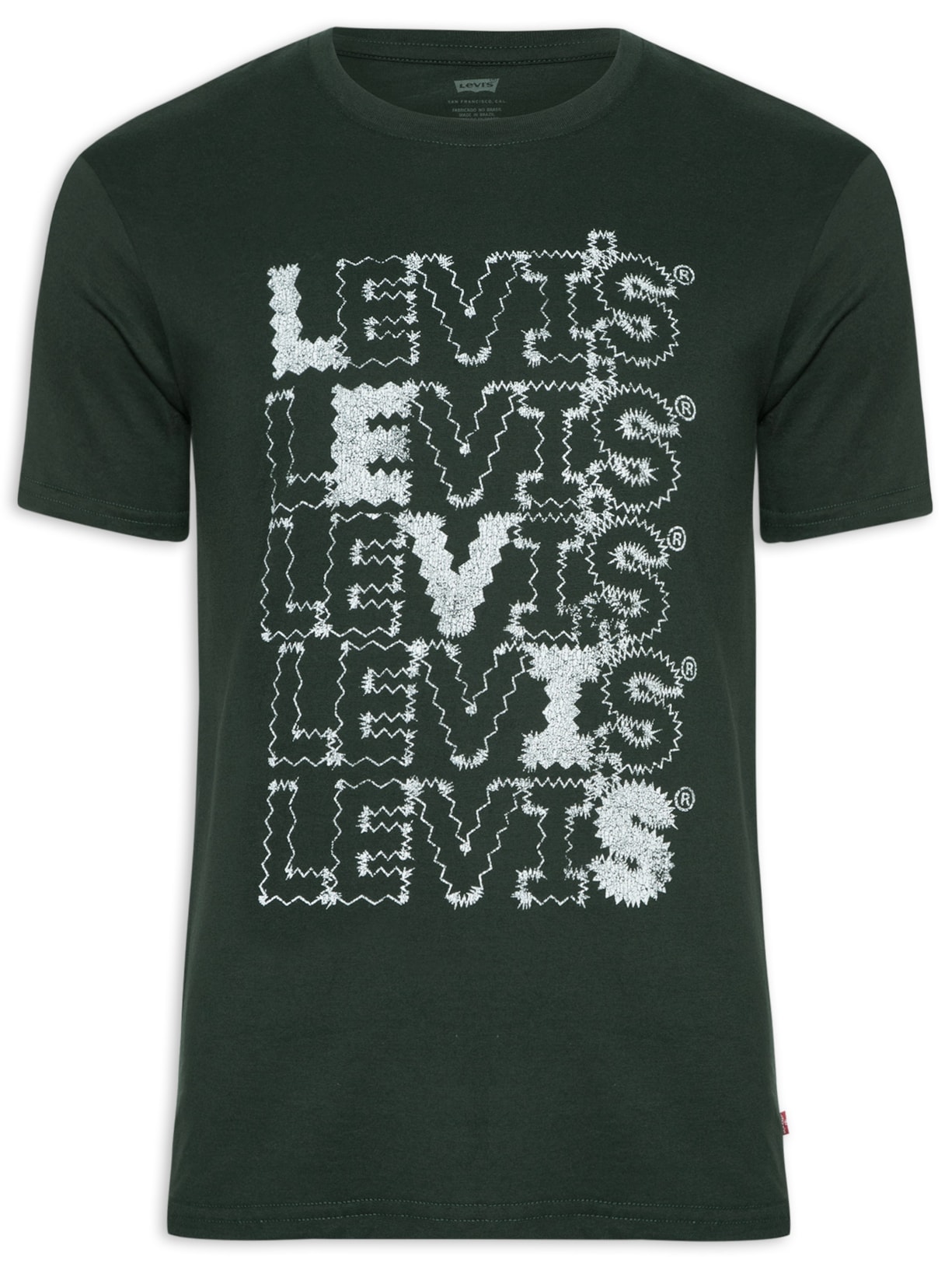 Camiseta Masculina Graphic Set-in Neck - Verde