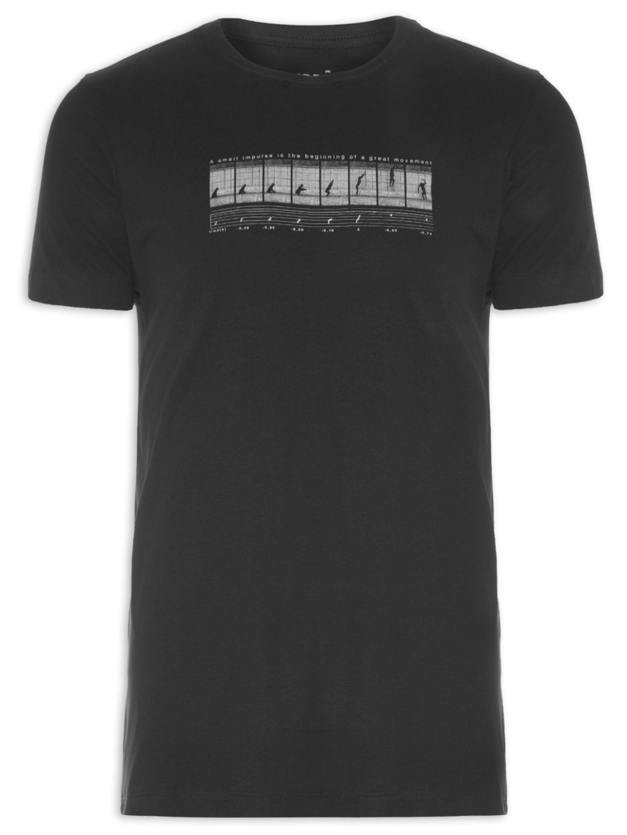 Camiseta Masculina Great Movement Preto Urbô