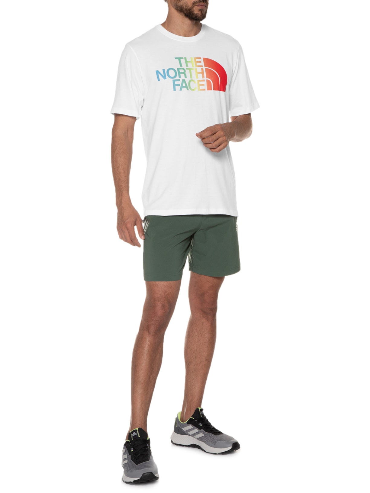 Camiseta Masculina Half Dome Branco The North Face