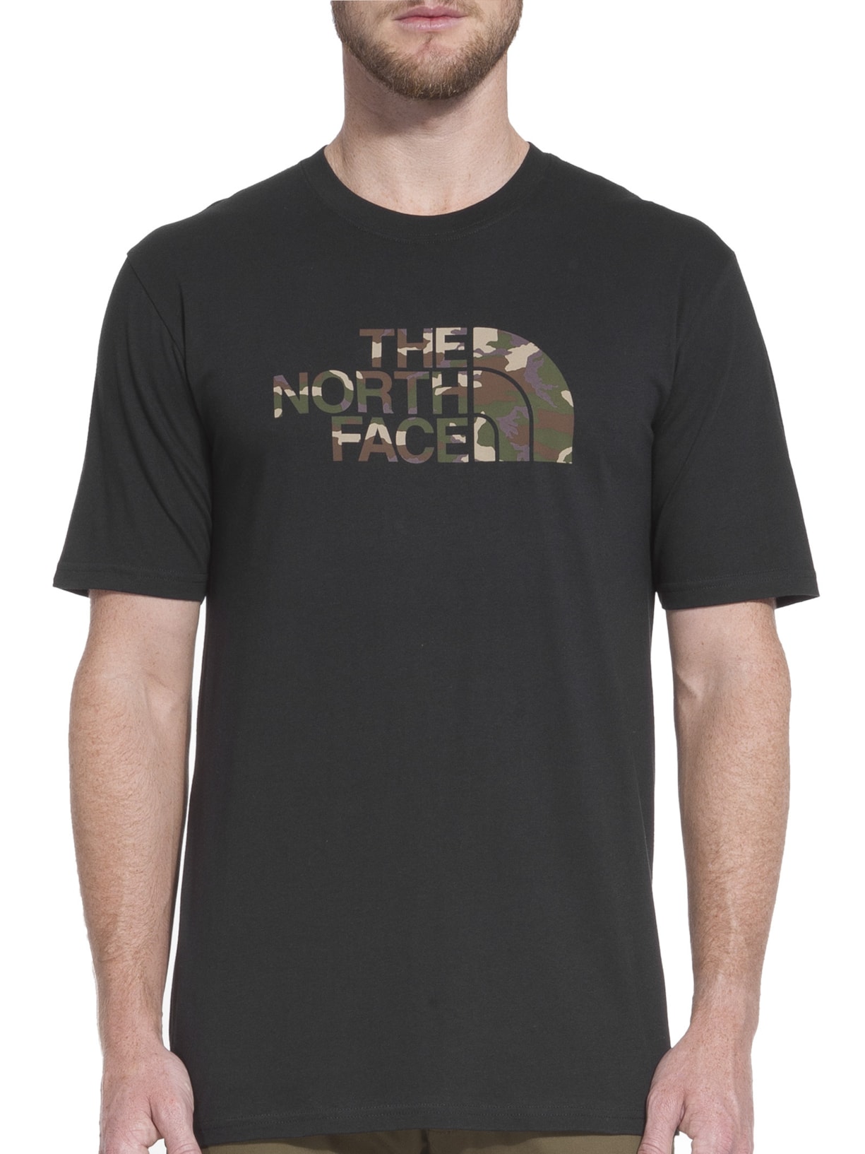 Camiseta Masculina Half Dome Logo Preto The North Face