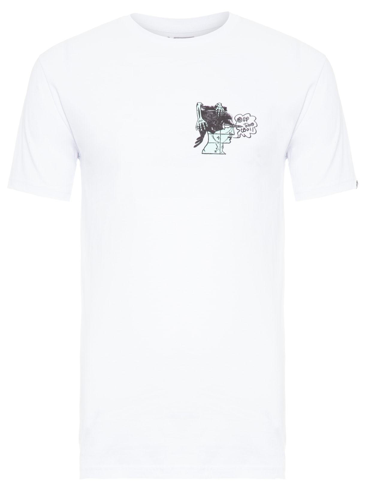 Camiseta Masculina Head Pain Branco Vans