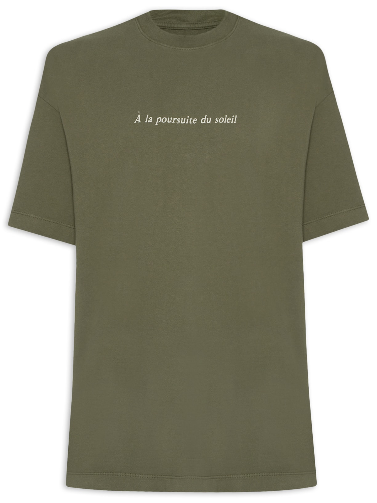 Camiseta Masculina Heavy Oversized Soleil D'OR - Verde