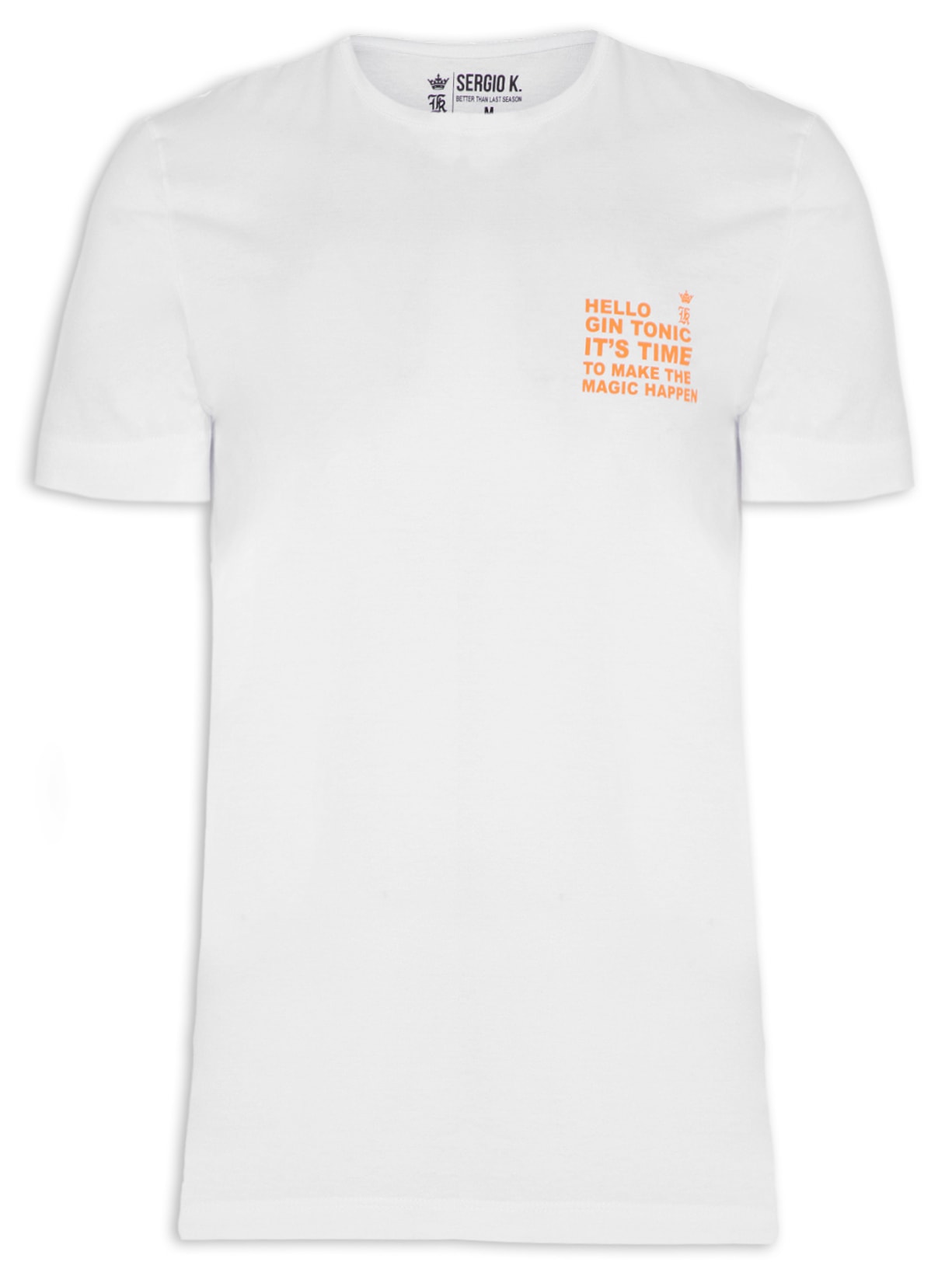 Camiseta Masculina Hello Gt Magic Branco Sergio K