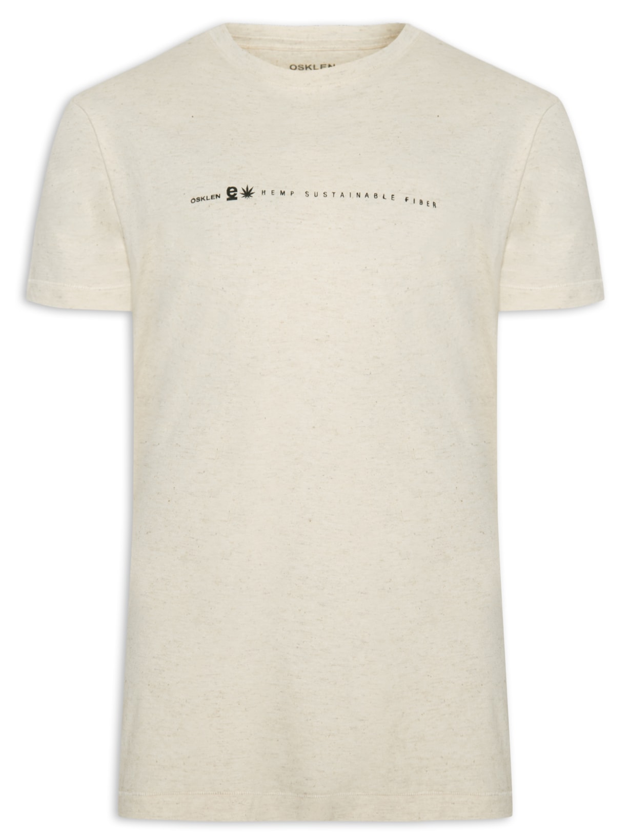 Camiseta Masculina Hemp Sustainsble Fiber - Bege