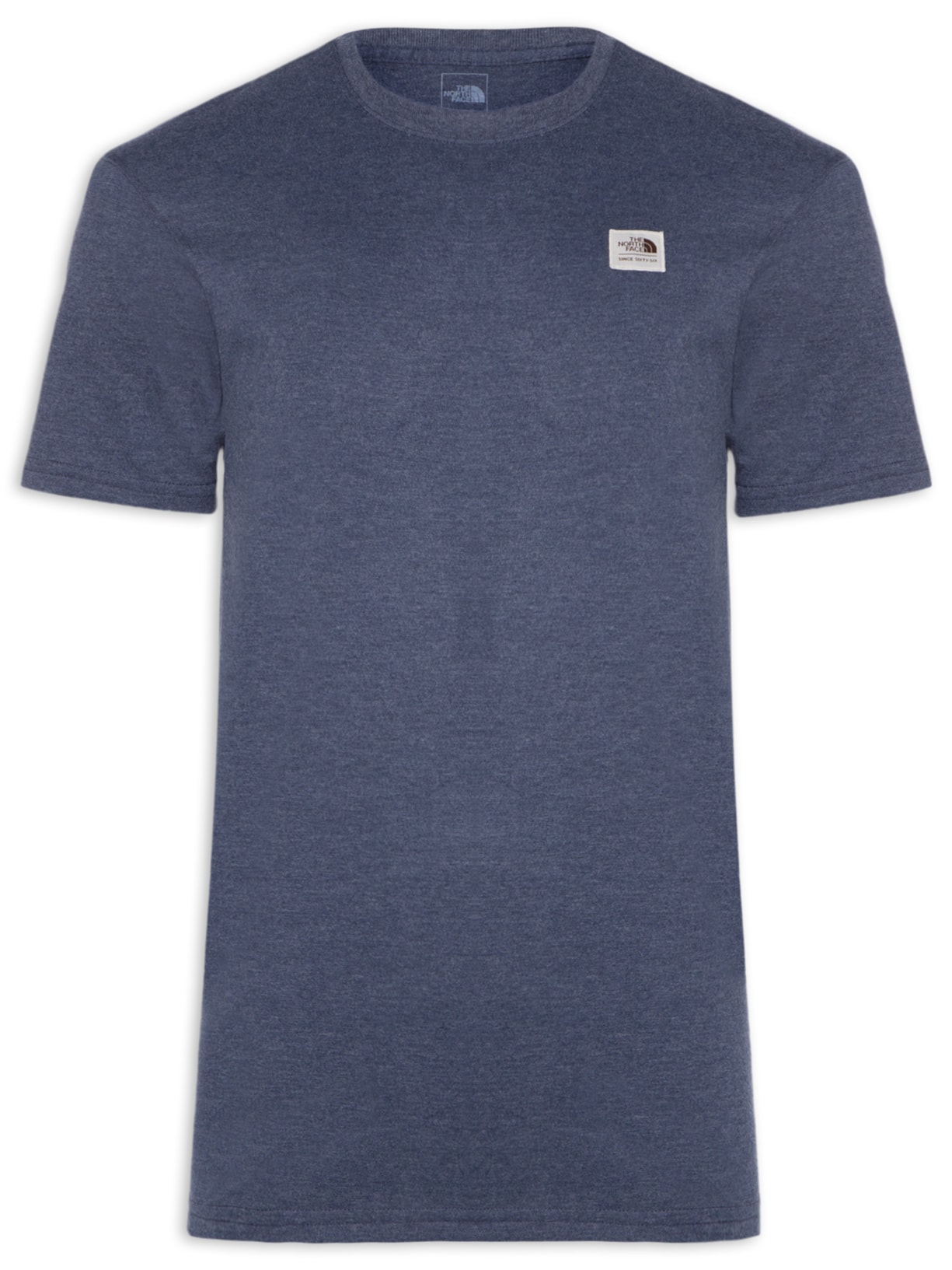 Camiseta Masculina Heritage Patch Heathered Tee - Azul