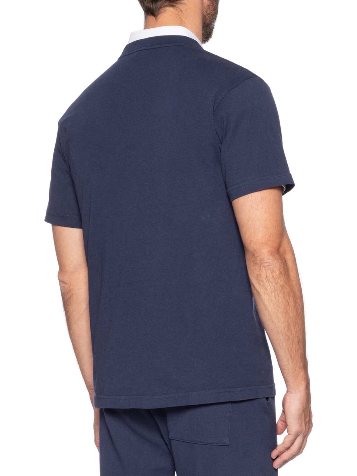 Camiseta Masculina H&W Crest Azul  Sporty & Rich