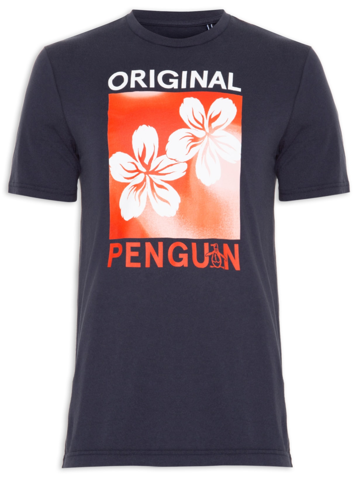 Camiseta Masculina Hibisco - Azul