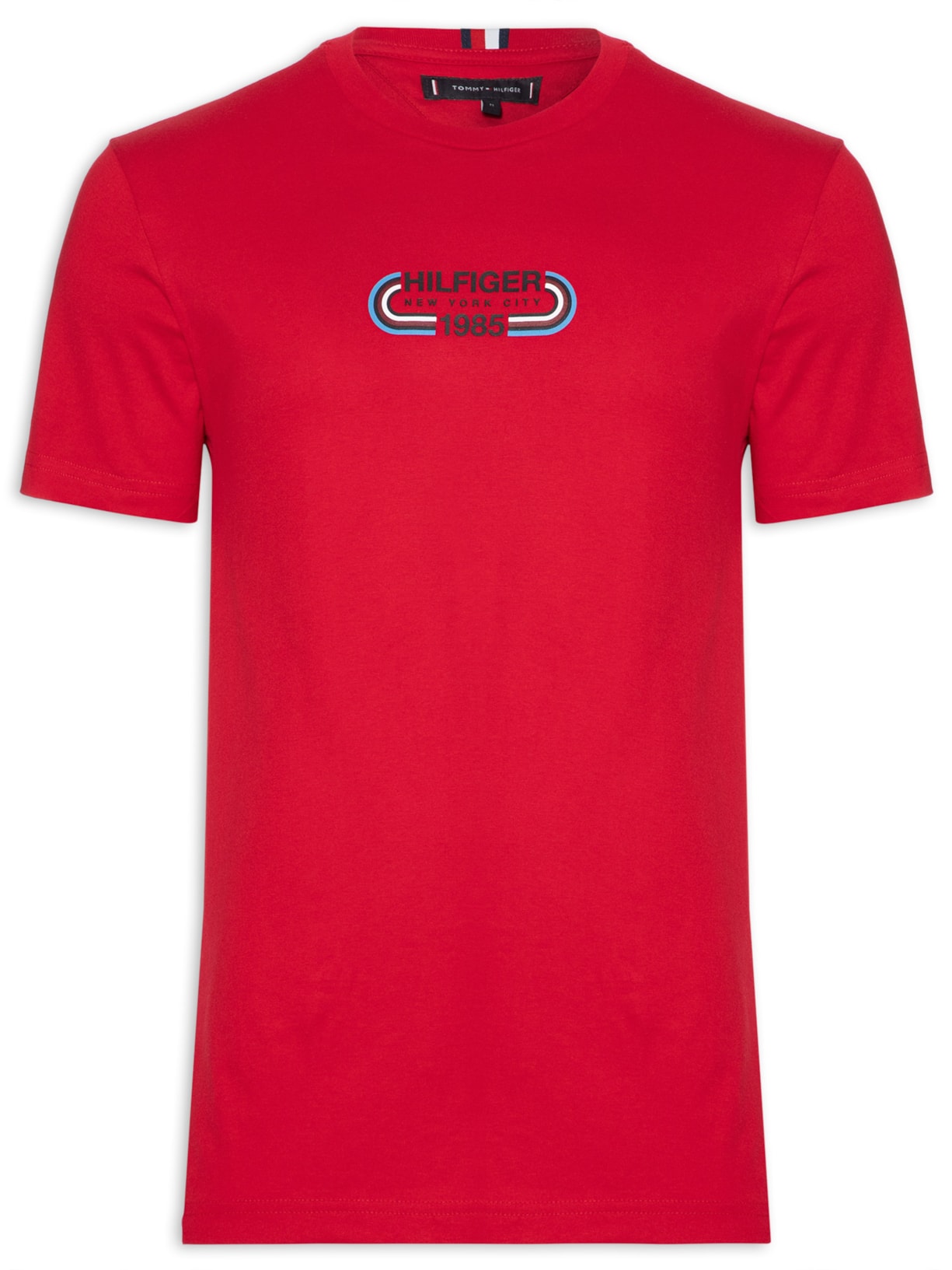 Camiseta Masculina Hilfiger Track - Vermelho