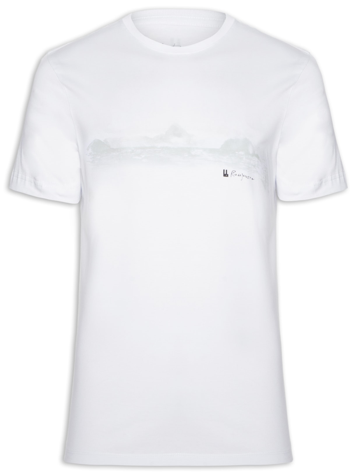 Camiseta Masculina Horizonte - Branco