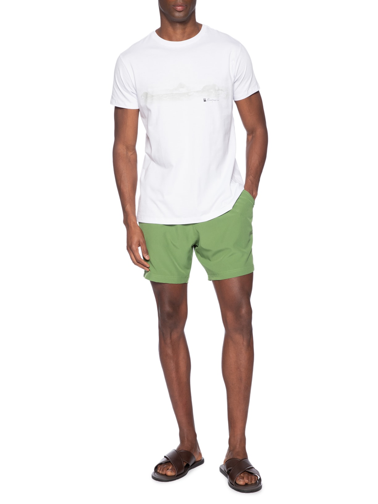 Camiseta Masculina Horizonte Branco Foxton