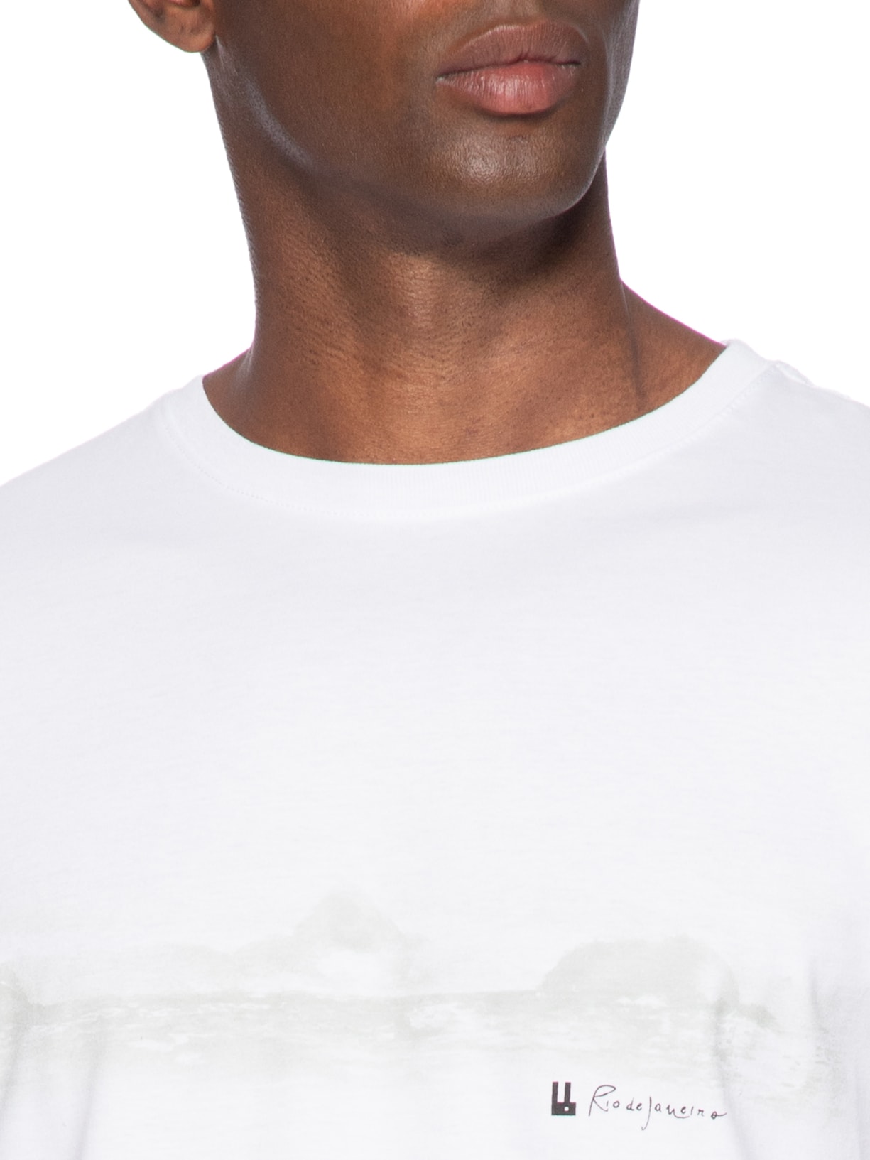 Camiseta Masculina Horizonte Branco Foxton