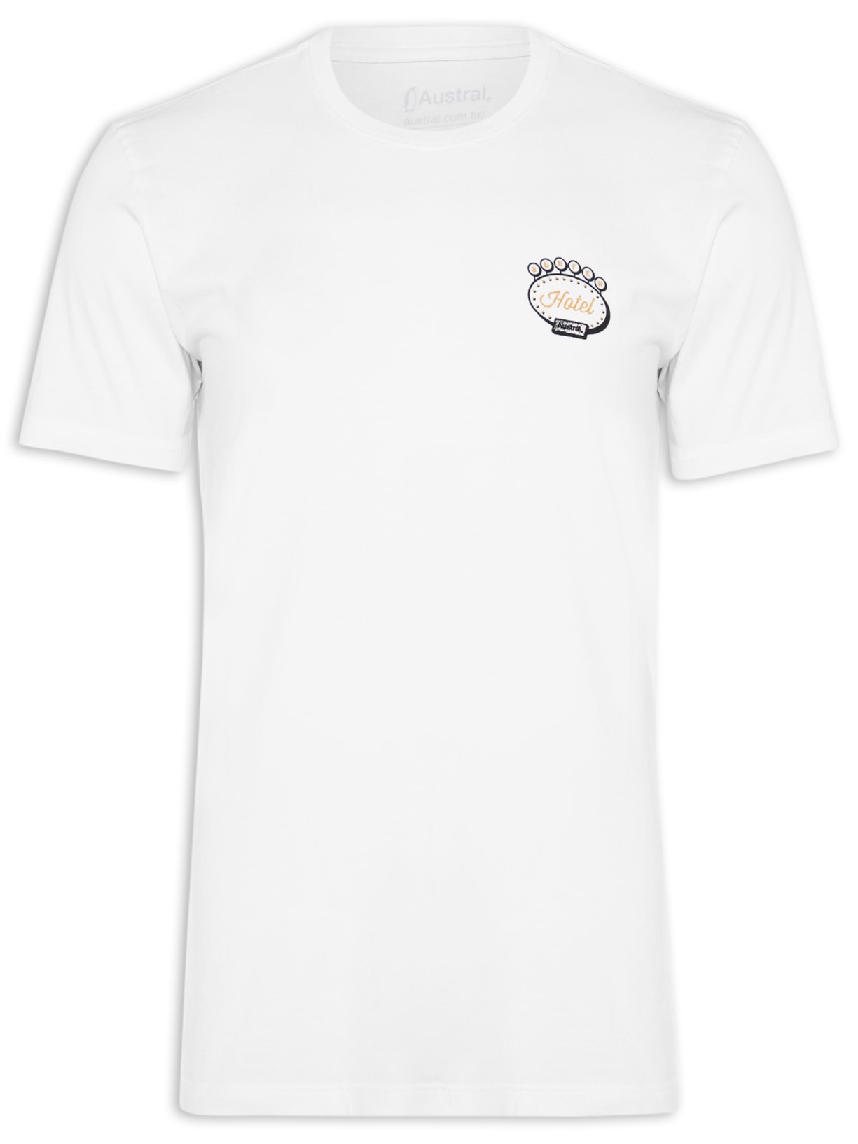 Camiseta Masculina Hotel - Branco