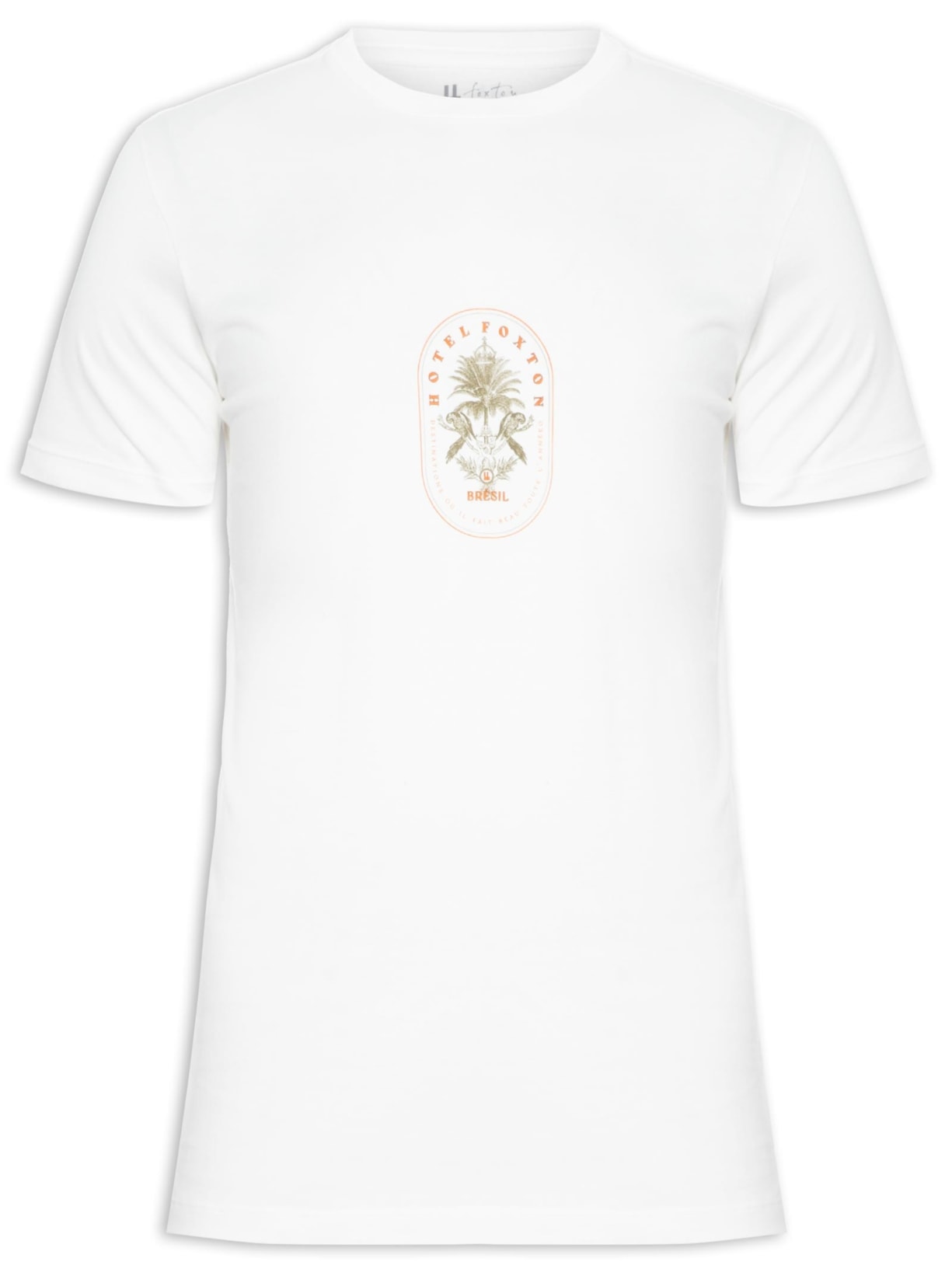 Camiseta Masculina Hotel - Branco