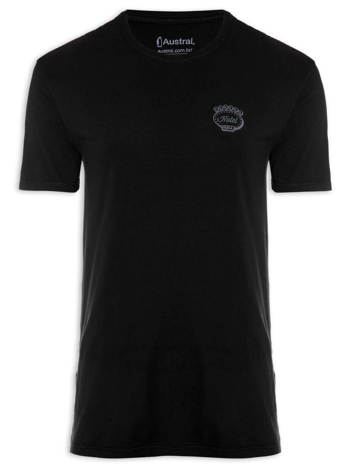 Camiseta Masculina Hotel - Preto
