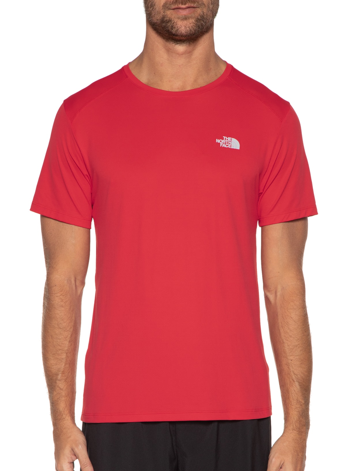 Camiseta Masculina Hyper S/s Crew Vermelho The North Face