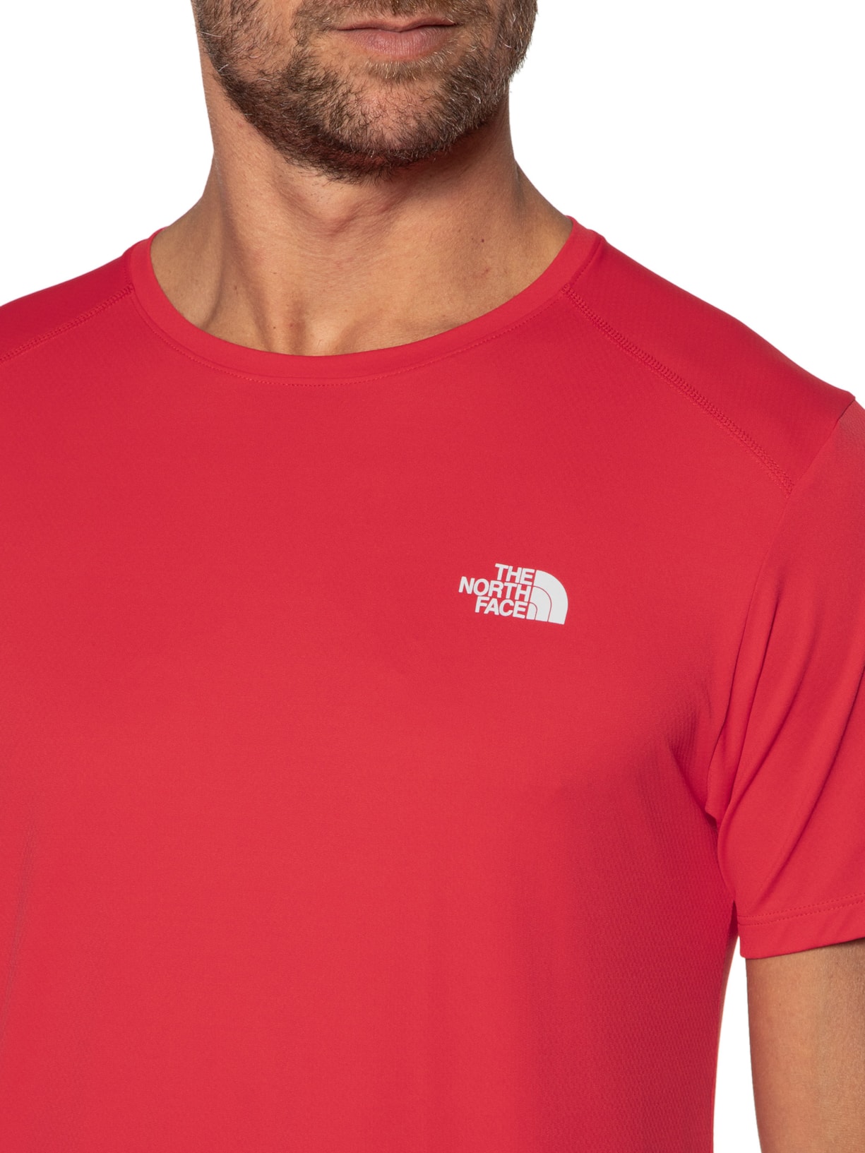 Camiseta Masculina Hyper S/s Crew Vermelho The North Face