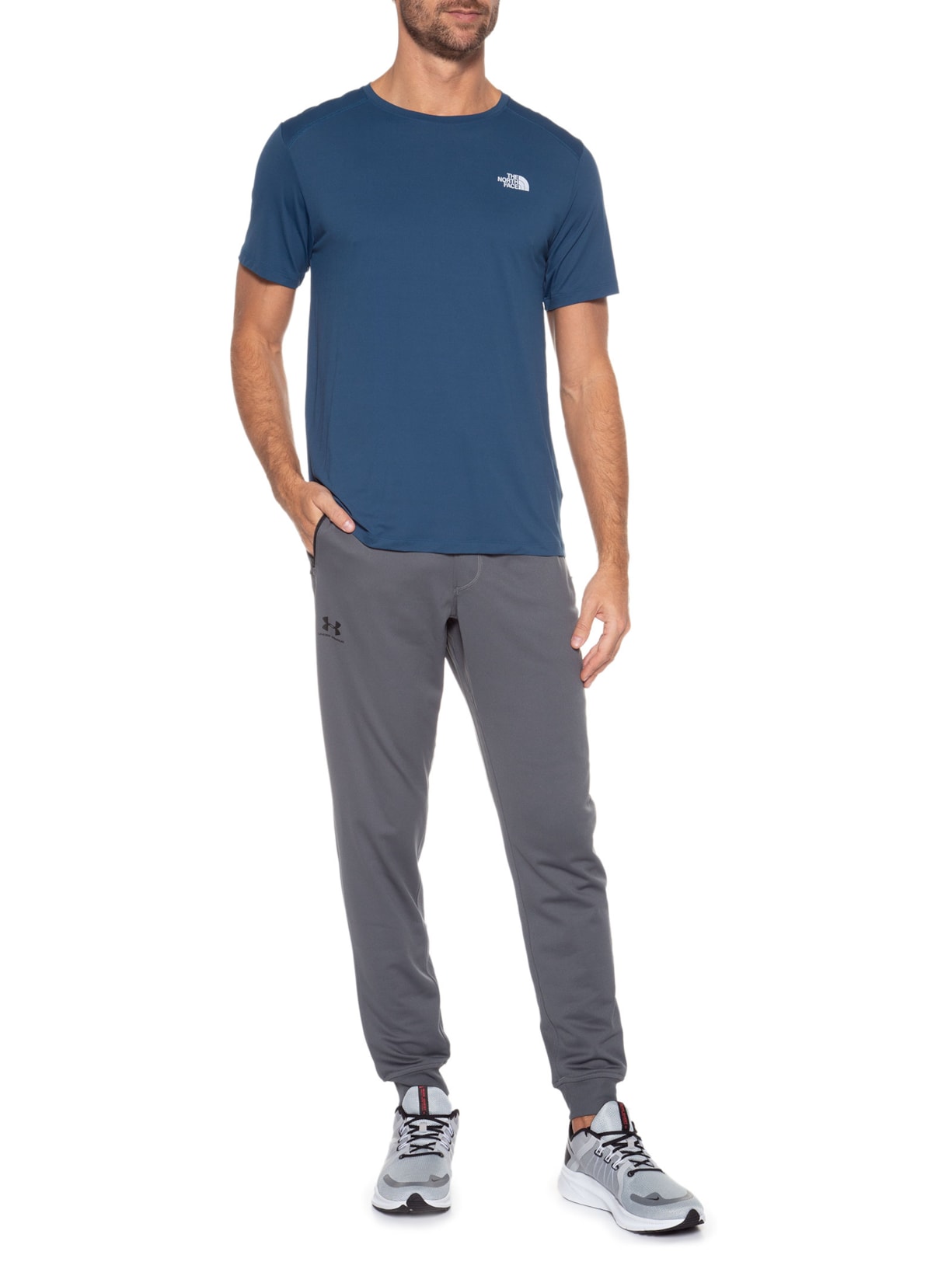 Camiseta Masculina Hyper Tee S/s Crew Azul The North Face