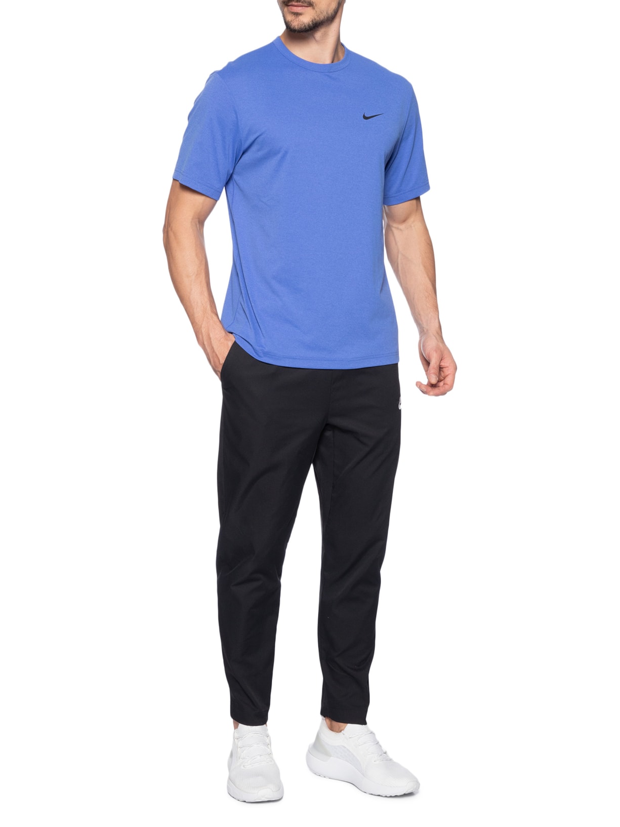 Camiseta Masculina Hyverse Dri-Fit Uv Azul Nike