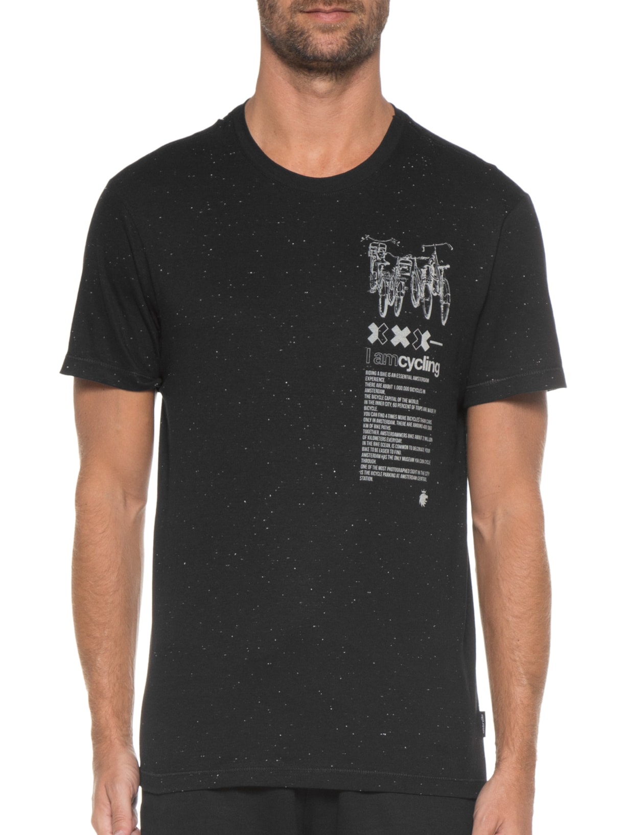 Camiseta Masculina I Am Cycling Preto Von Der Volke