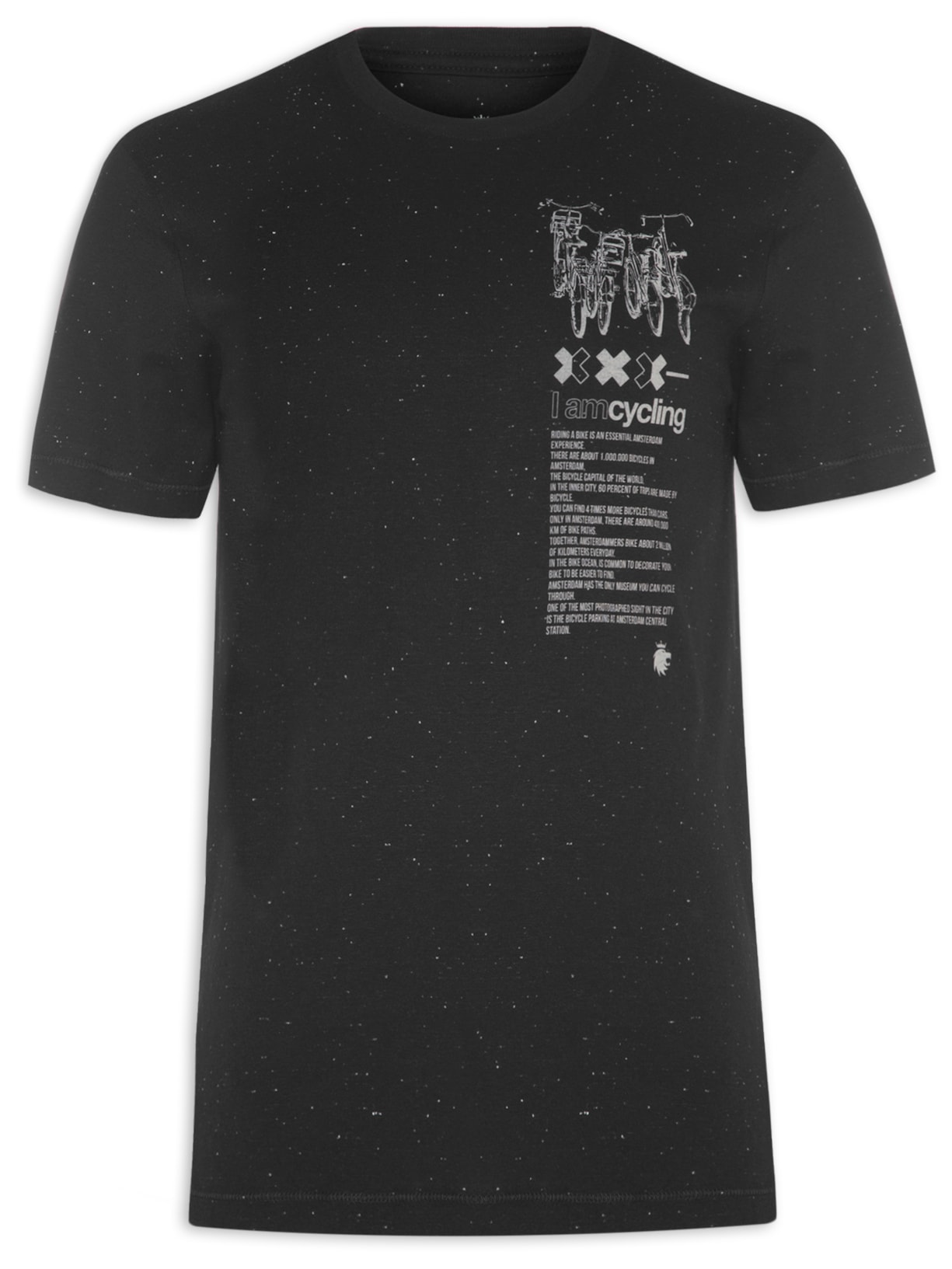 Camiseta Masculina I Am Cycling Preto Von Der Volke