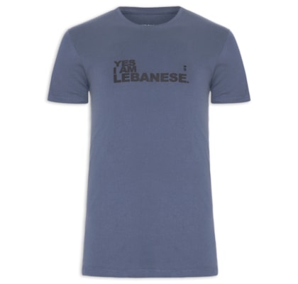 Camiseta Masculina I Am Lebanese - Azul
