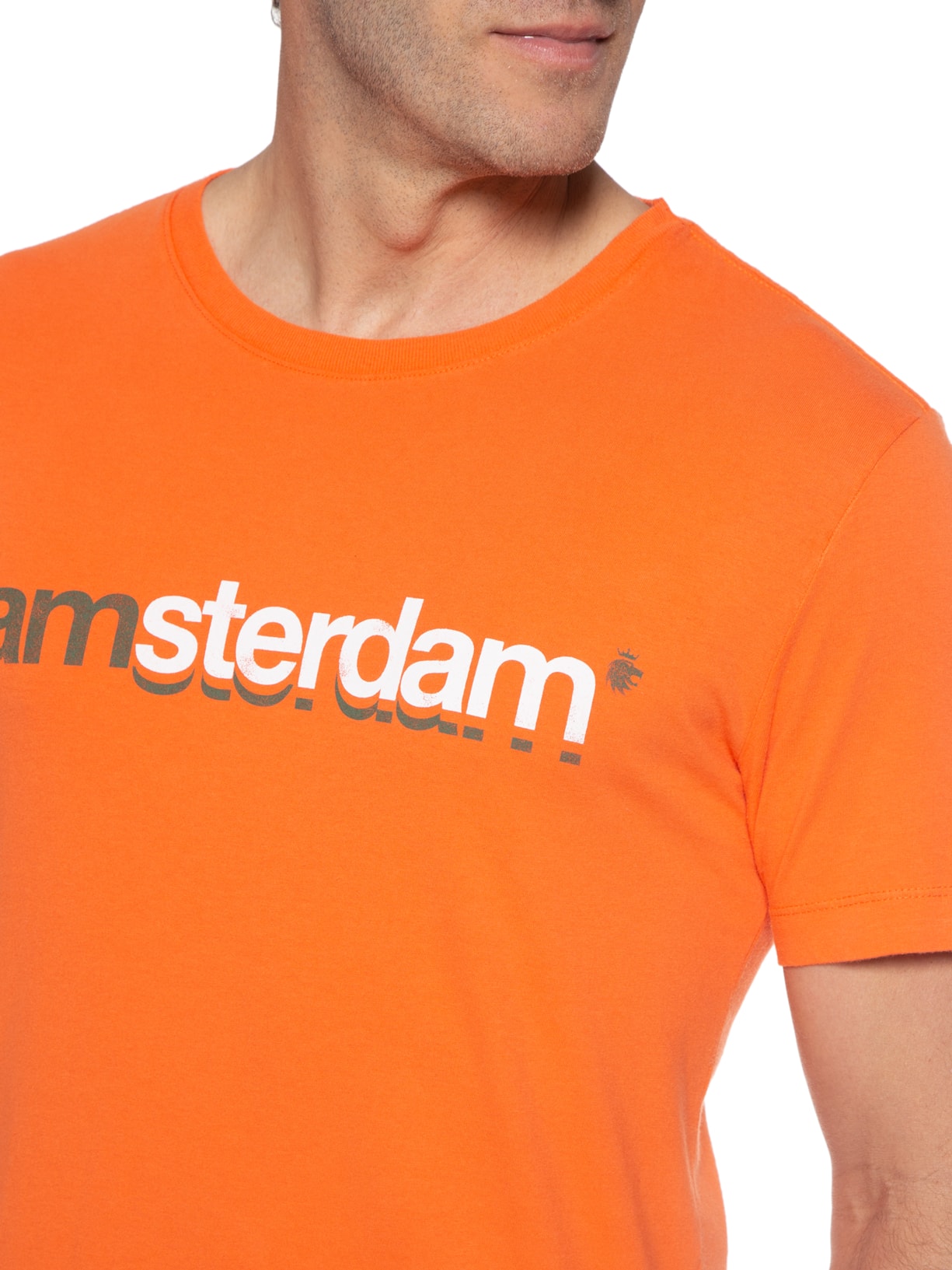 Camiseta Masculina I Amsterdam Laranja Von Der Volke