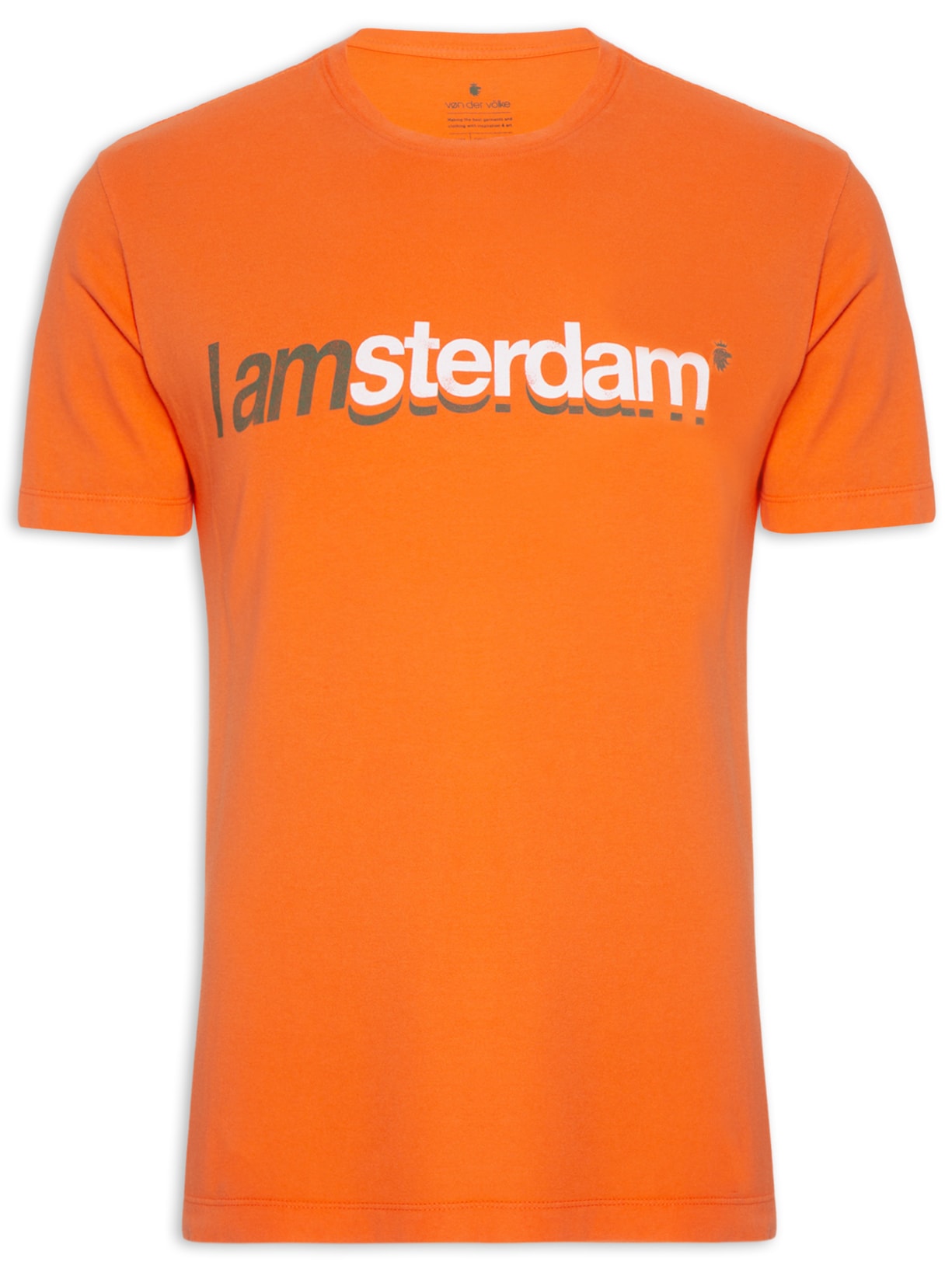 Camiseta Masculina I Amsterdam - Laranja