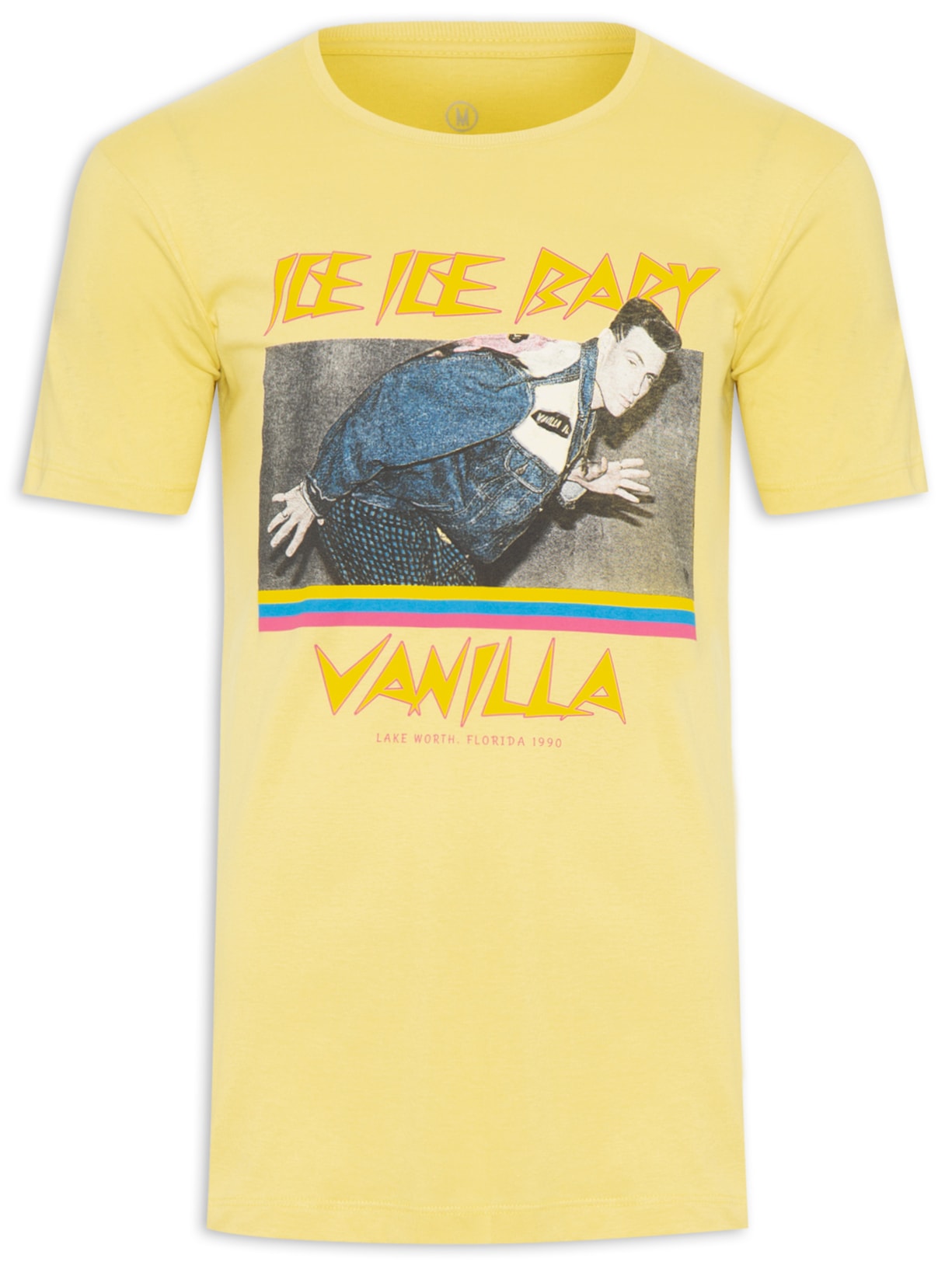Camiseta Masculina Ice Ice Baby - Amarelo