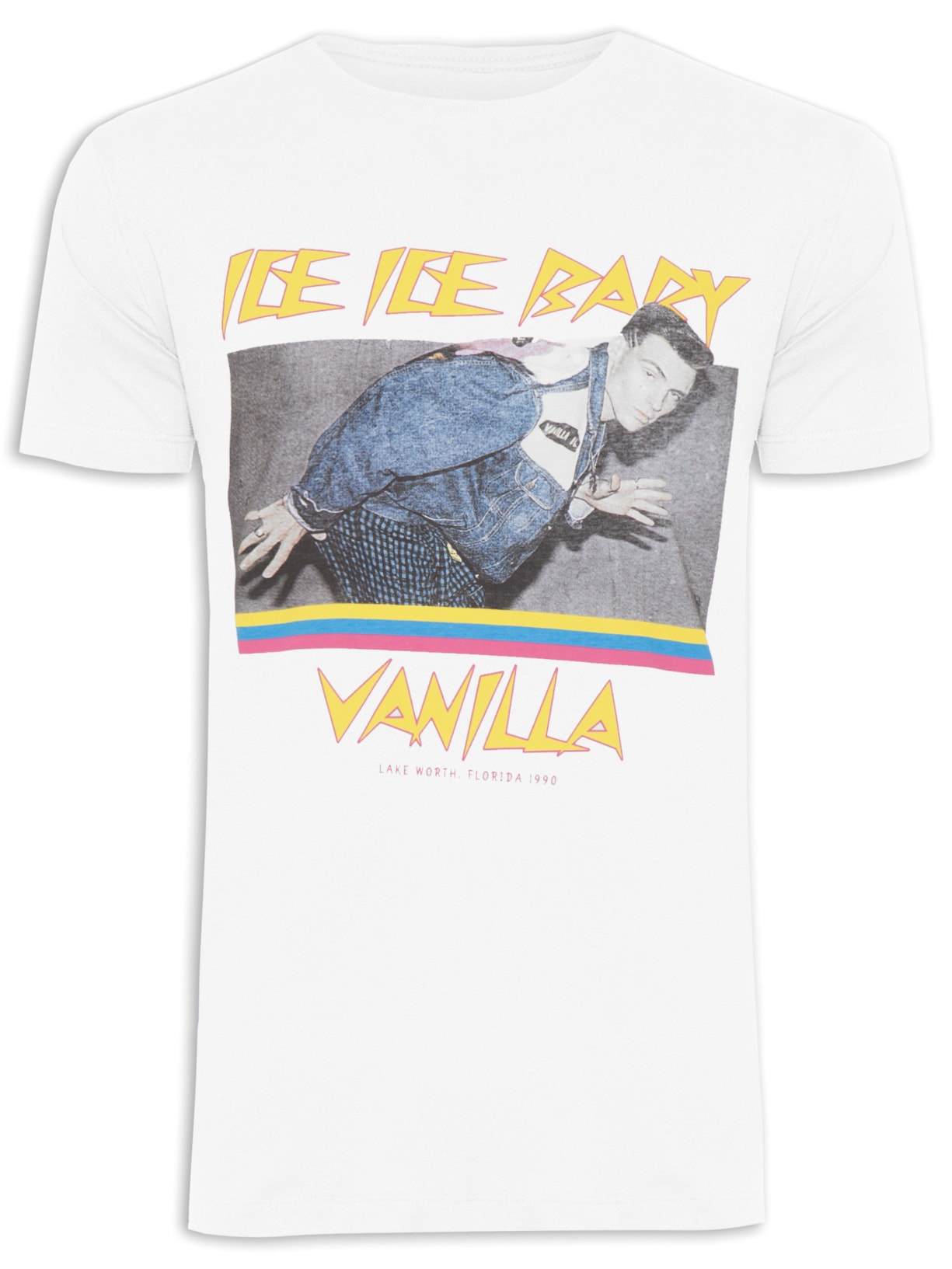 Camiseta Masculina Ice Ice Baby - Branco