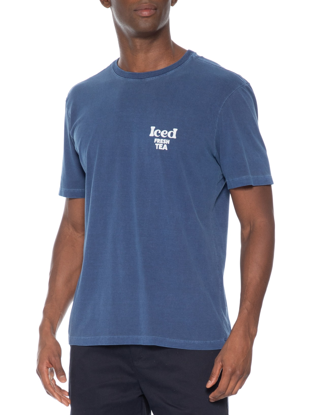 Camiseta Masculina Iced Tea Azul Zapalla