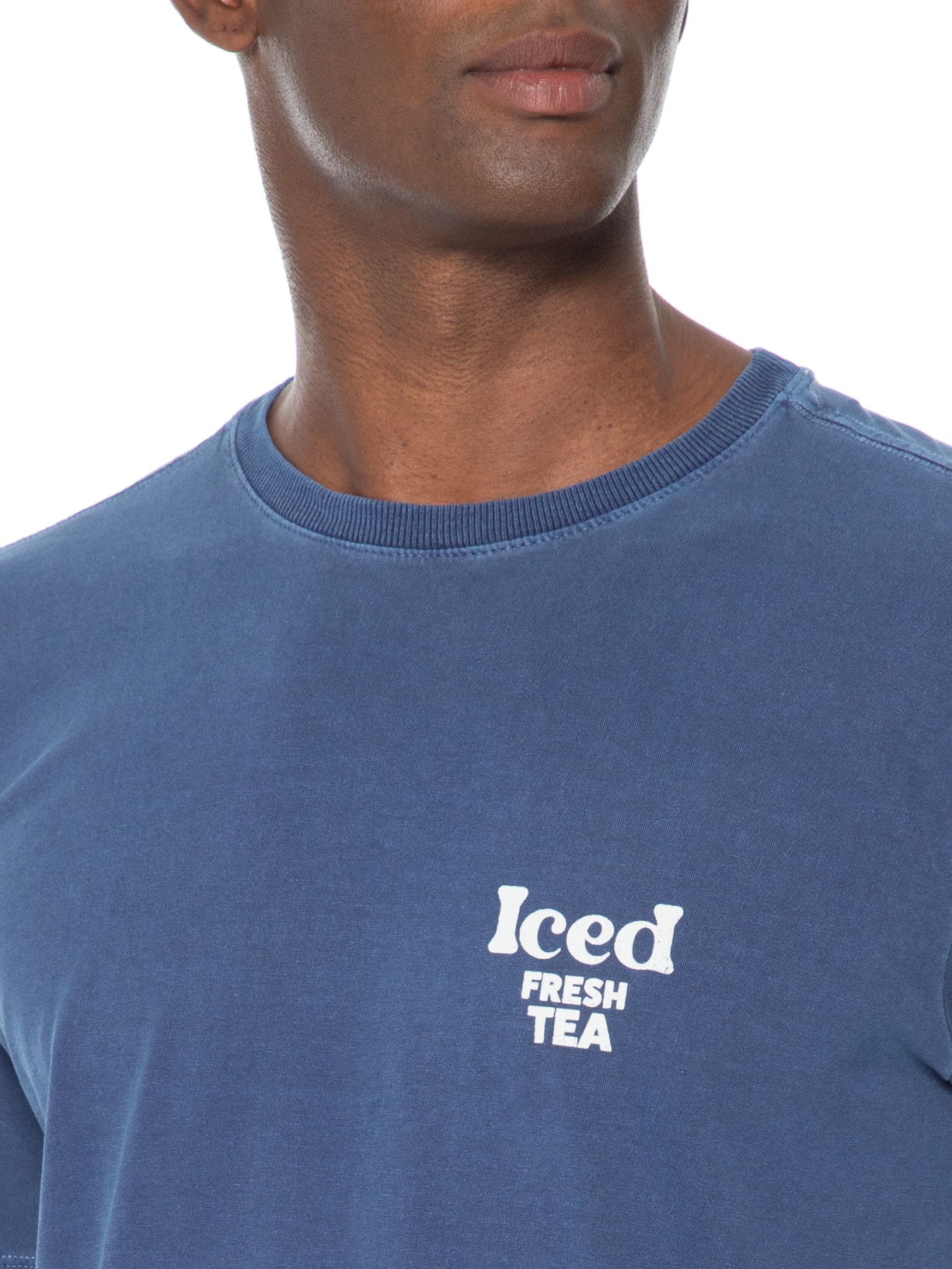 Camiseta Masculina Iced Tea Azul Zapalla