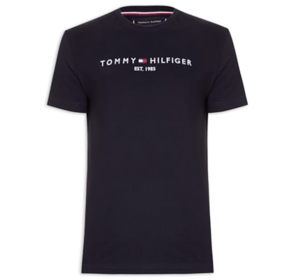 Camiseta Masculina Im Core Tommy Logo Tee - Azul