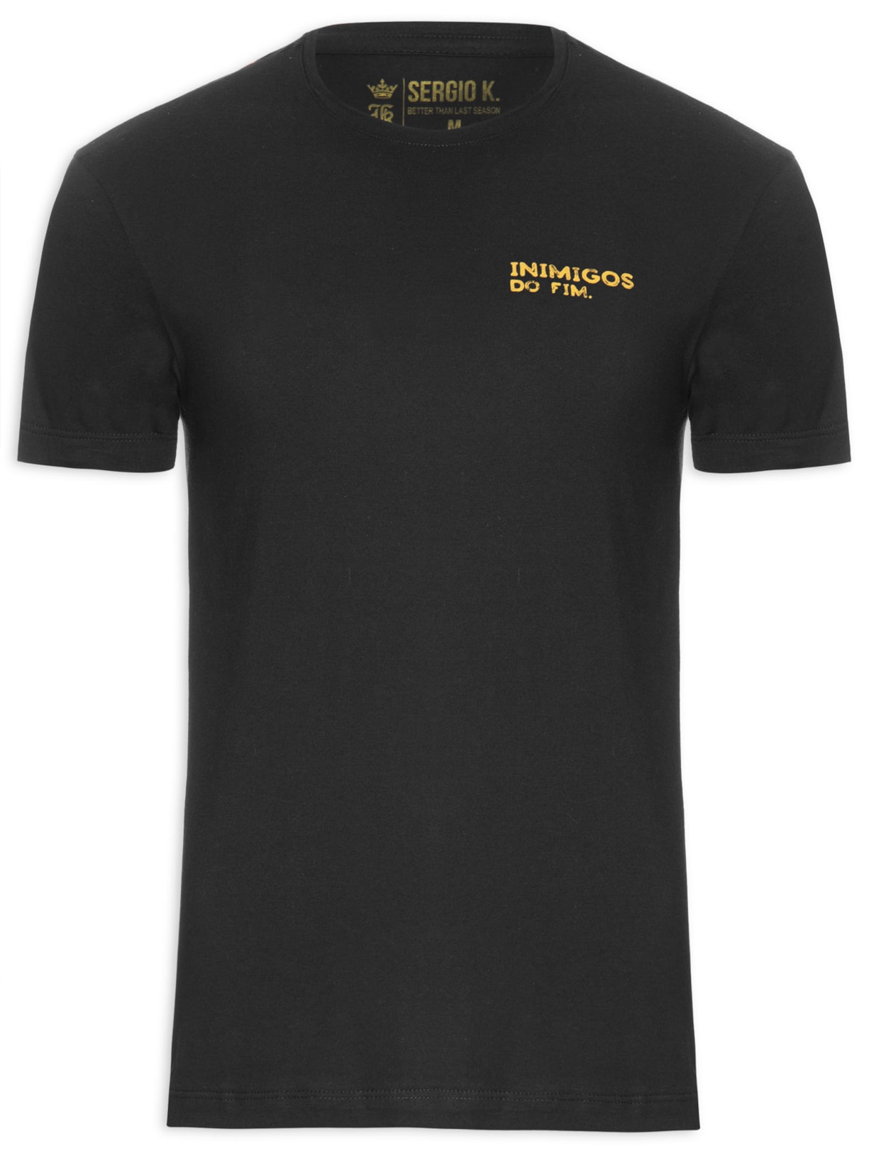 Camiseta Masculina Inimigos Do Fim - Preto
